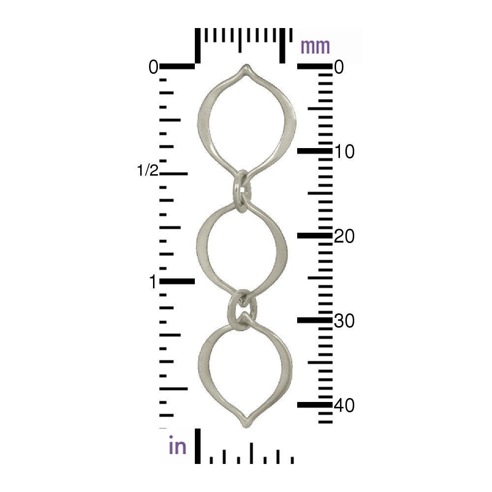 Three Arabesque Silver Links