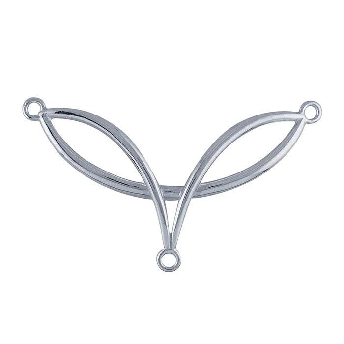 Sterling Silver Overlap Festoon Pendant