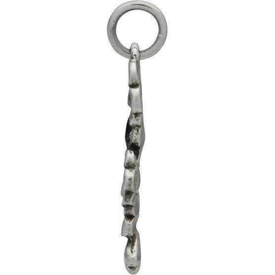 Sterling Silver Cherry Blossoms Charm 23x9mm