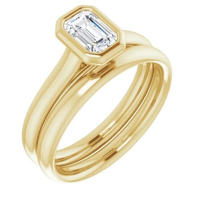 6.5mm Solitaire Ring Mounting, Customizable, Choose Your Metal
