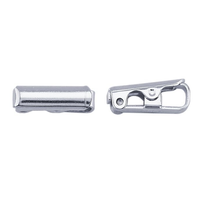 Sterling silver fold-over clasp, sold per piece