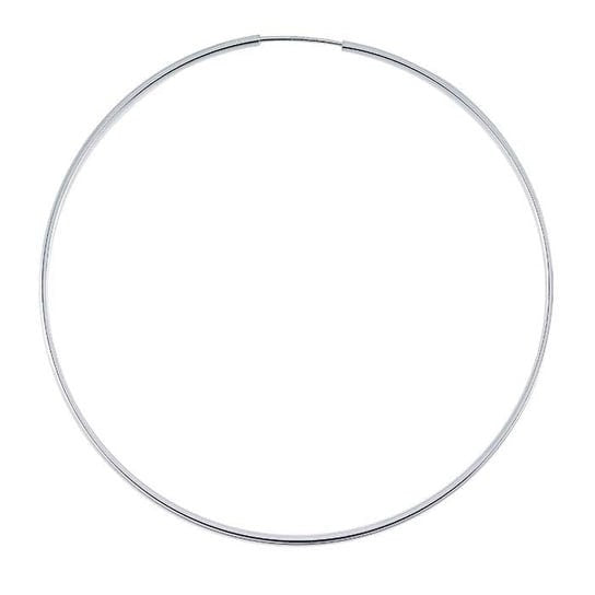 Sterling Silver 1.3mm Tubing Endless Hoop Earrings available in diff. sizes