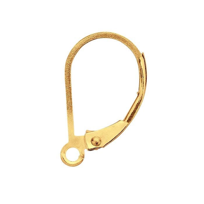 14/20 Yellow Gold-Filled Lever-Back Ear Wire Pair