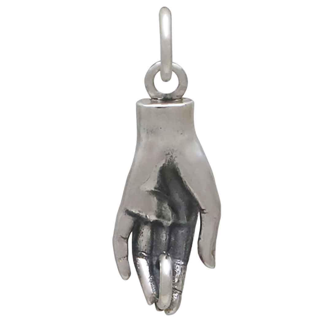 Left Hand with Hidden Loop Charm 21x7mm