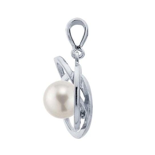 Sterling Silver Love-Knot Pearl Pendant Mounting