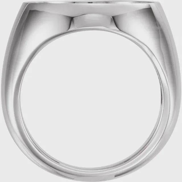 Sterling Silver Coin Frame Bezel Ring Mounting for 17.9 mm Coin