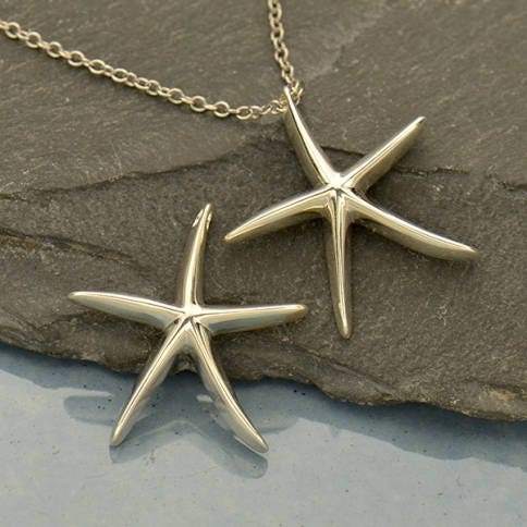 Sterling Silver Starfish Pendant
