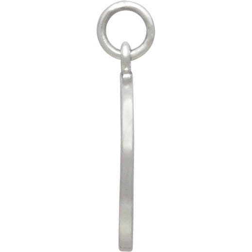 Sterling silver palm tree charm on island - beach charm