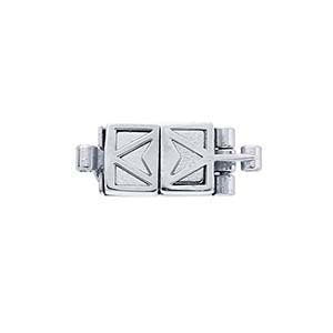 14K Yellow or  White 14.5x7.3 mm Demika® Small Top Magnetic Clasp