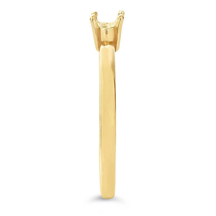 14K Yellow Gold Marquise Ring Mounting, options available