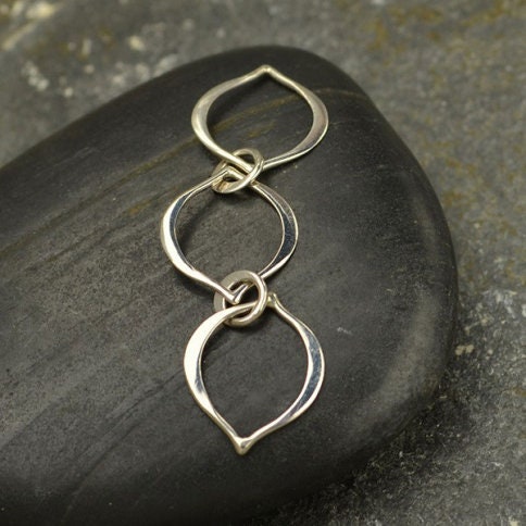 Three Arabesque Silver Links