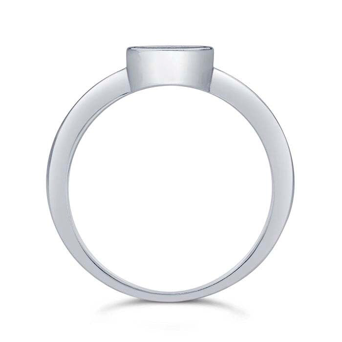 Sterling Silver Round Cabochon Ring Mounting, different sizes available