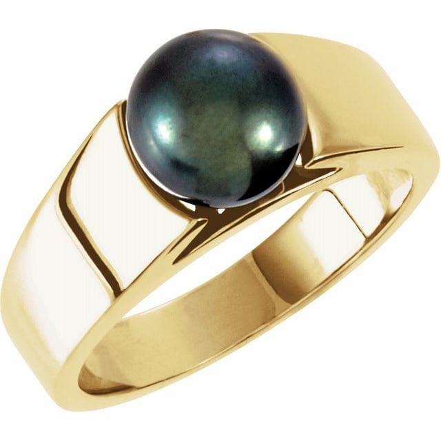 Cathedral Pearl Ring Mounting: Sterling Silver, 10k/14k Gold, 8mm Pearl