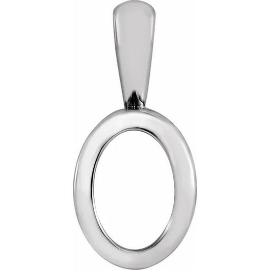 Oval Filigree Sterling Silver or 14k Gold Pendant Mounting, choose your size
