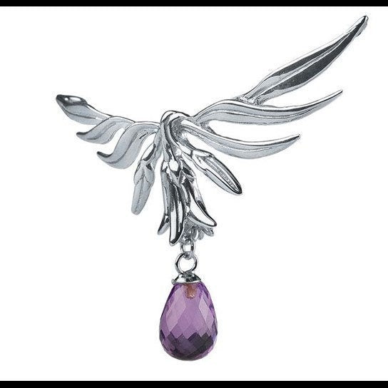Sterling Silver Lily Festoon Pendant
