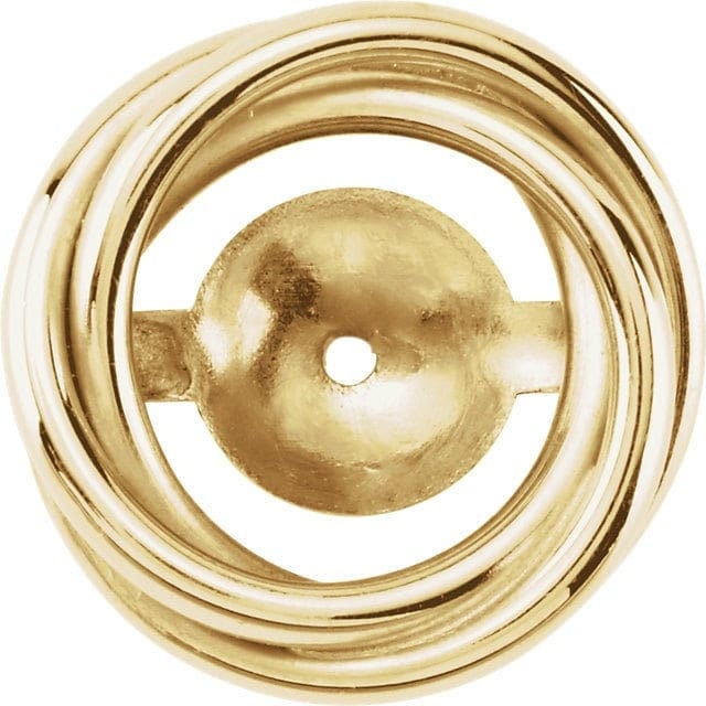 14k yellow earring jackets