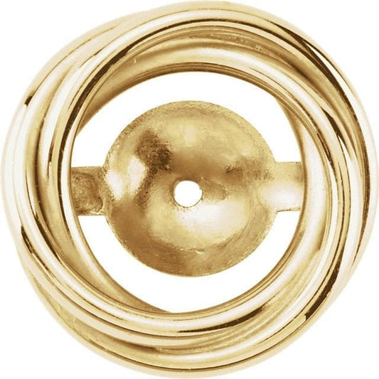 14k yellow earring jackets