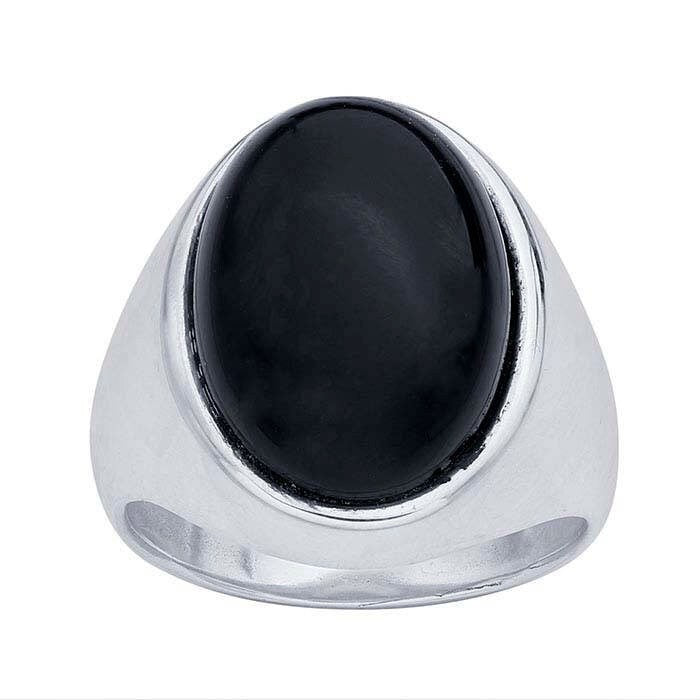 Sterling Silver Oval Cabochon Ring Mountings,