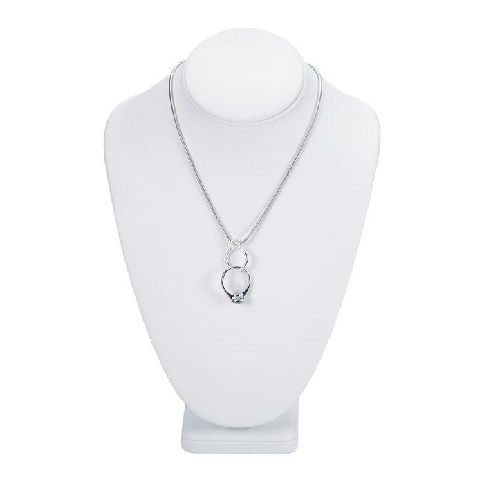 Sterling silver ring keeper pendant