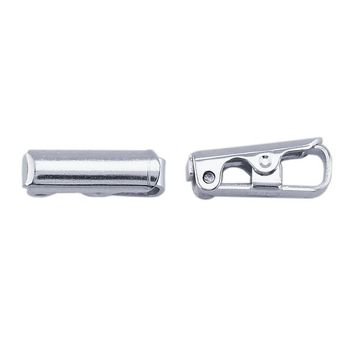 Sterling silver fold-over clasp, sold per piece