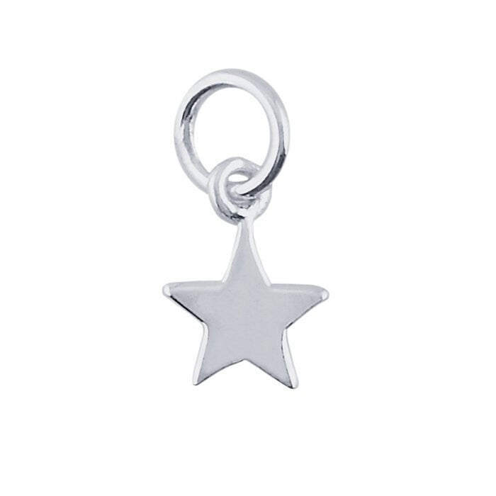 Sterling silver star charm
