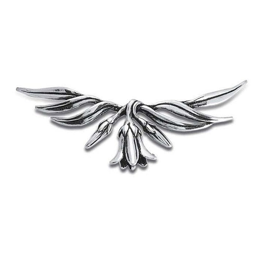Sterling Silver Lily Festoon Pendant
