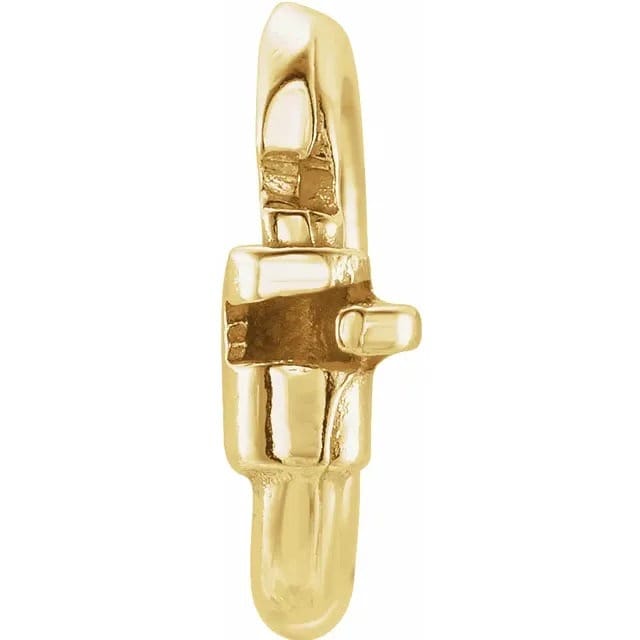 14K Yellow Gold Link Lock Jump Ring, No Solder (4.6 x 1.8mm)