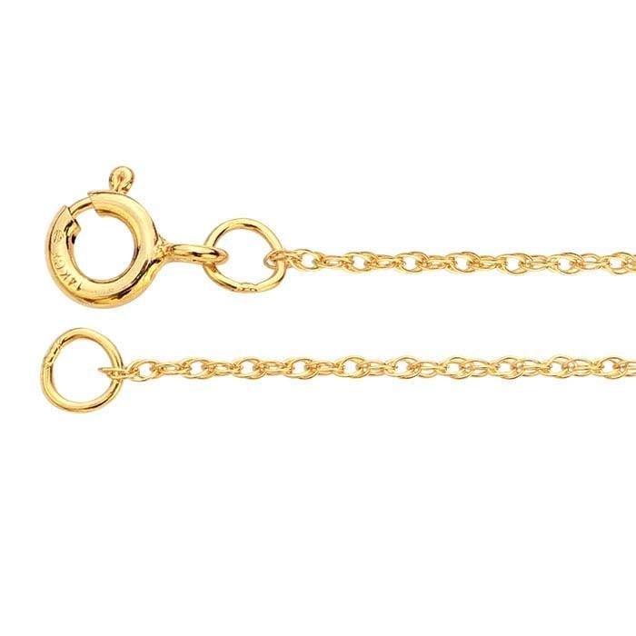 Yellow Gold-Filled 1mm Double-Rope Chain