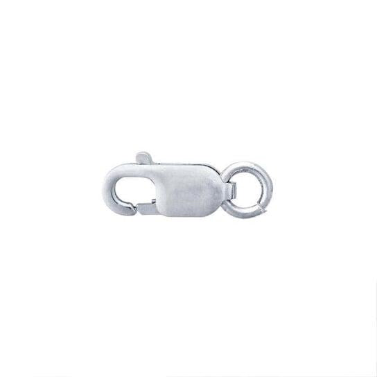 14K Yellow or White Gold Oval Lobster Clasp w/ Ring, choose your  size.