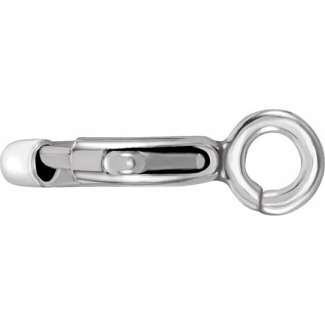 Spring Ring Clasp, choose your size , choose your metal in Sterling Silver, 14k yellow gold or 14k white gold