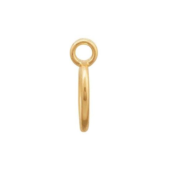 14K Yellow Gold Ring Keeper Pendant: Charm Holder
