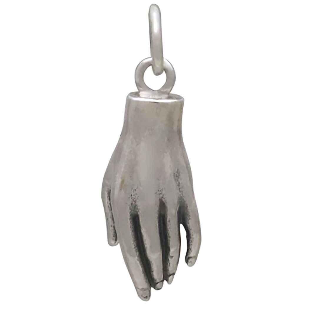 Left or Right Hand with Hidden Loop Charm 21x7mm, you choose.