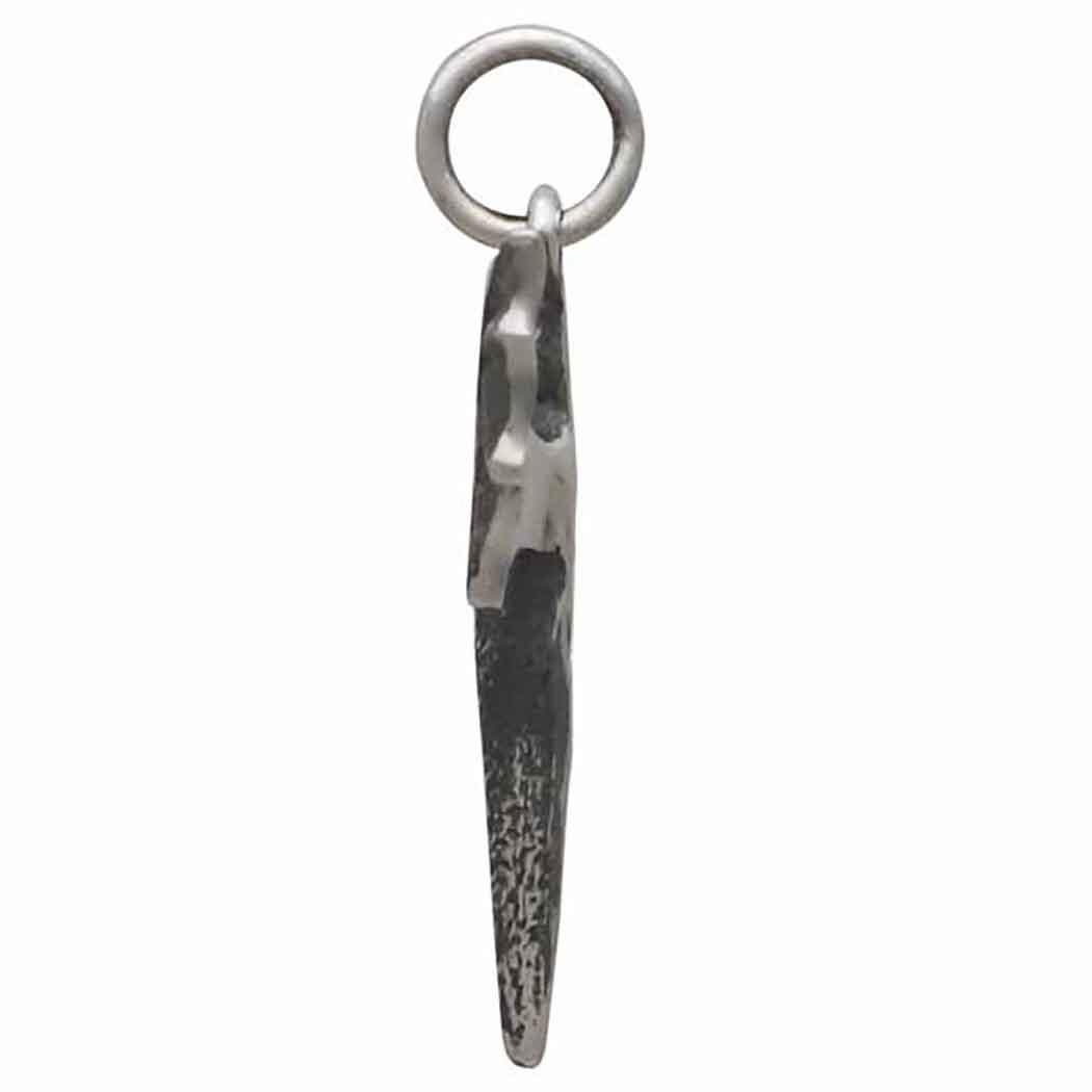 Sterling Silver Flying Dragon Charm 24x20mm