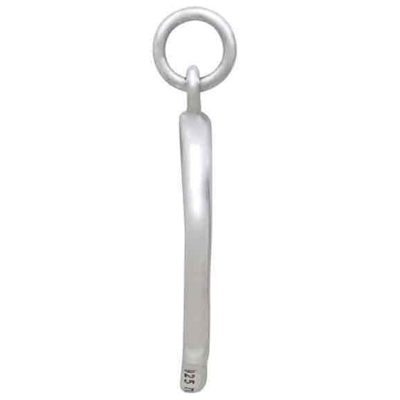 Sterling Silver Anchor Wax Seal Charm 23x12mm