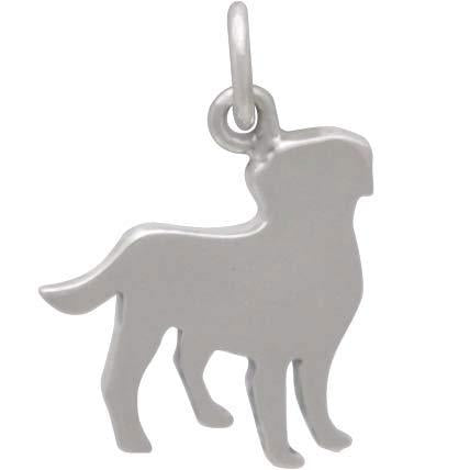Sterling Silver Labrador Dog Charm