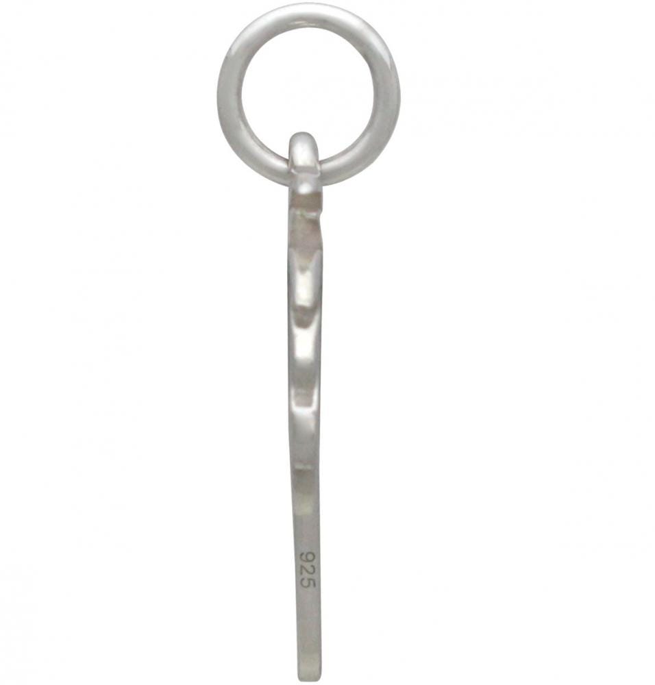 Sterling Silver Large Palm Tree Charm - Cutout 20x11mm