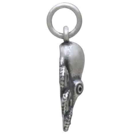 Sterling Silver Baby Octopus Charm 19x14mm