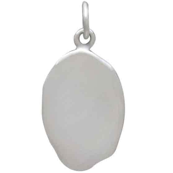 Sterling Silver Anchor Wax Seal Charm 23x12mm