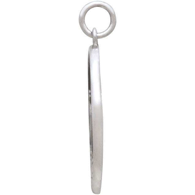 Sterling Silver Hiking Girl Charm 25x19mm