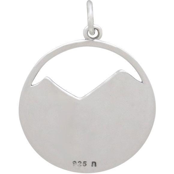 Sterling Silver Hiking Girl Charm 25x19mm