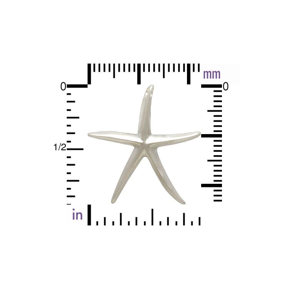 Sterling Silver Starfish Pendant