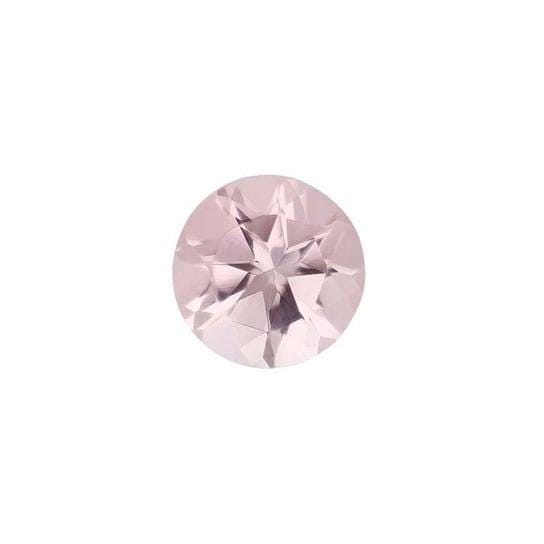 Natural Round  Morganite Faceted Stone