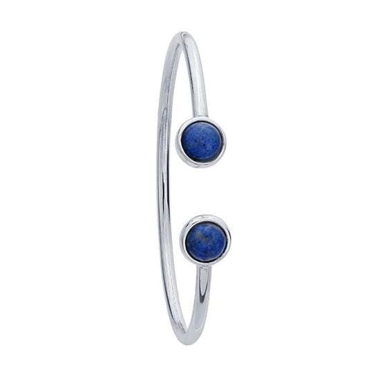 Sterling Silver Rhodium-Plated Round Cabochon Flex Tube Bracelet Mounting, 3 setting sizes available