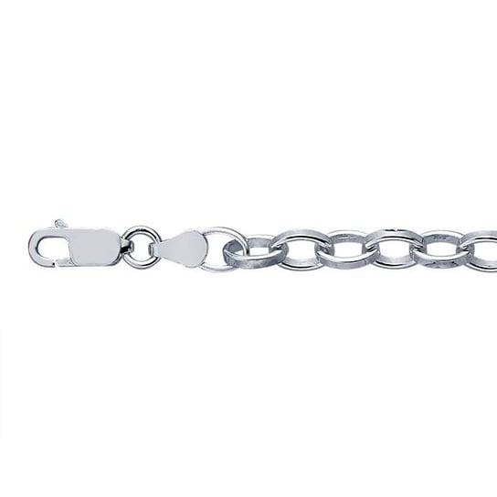 Sterling Silver 5mm Oval Link Chain Bracelet