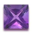 Square Shape African Amethyst in AA Grade, 3x3mm or 6x6mm