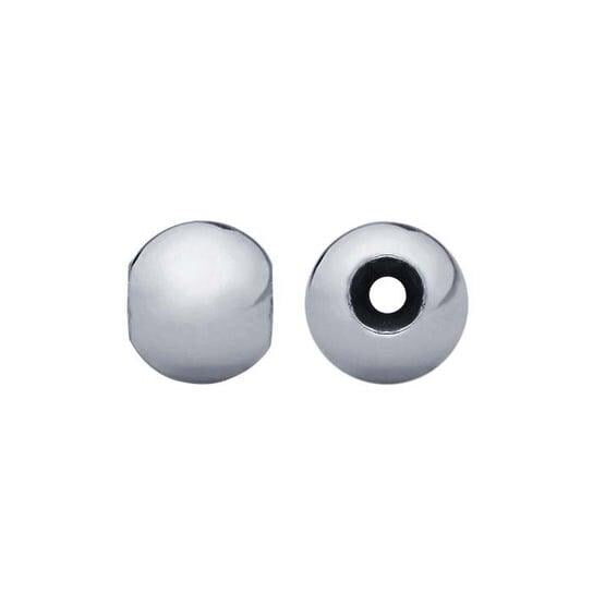 Sterling Silver Smart Bead with Silicone Insert - 8mm (Pair)