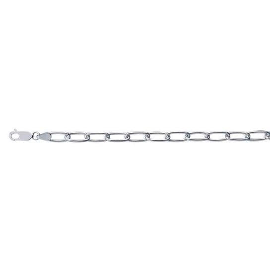 Sterling Silver 6.2mm Oval Link Chain Bracelet,  8 inch