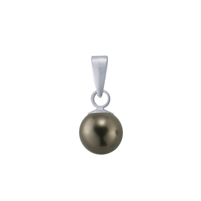 Sterling Silver Pendant with Cup and Peg, for pearl or half drilled beads
