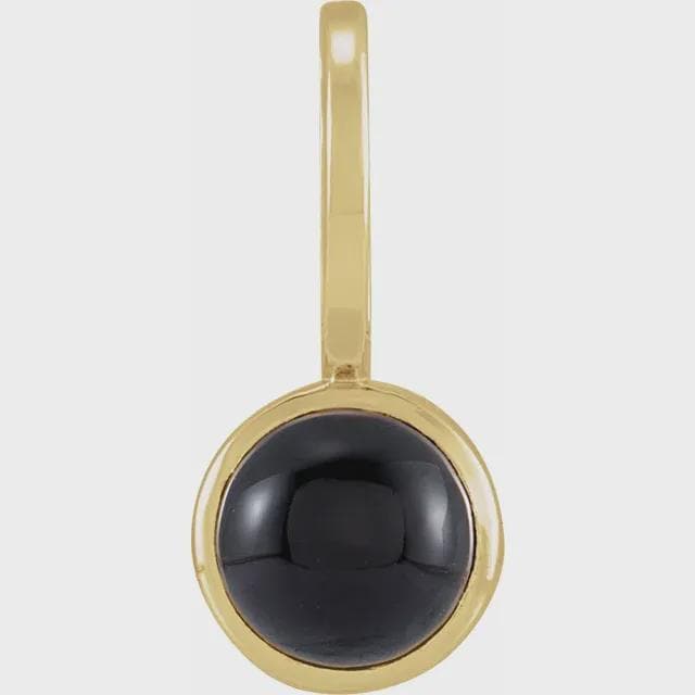 14K Yellow Cabochon  Charm/Pendant