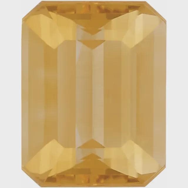 7x5 mm Octagonal Golden Citrine AA grade